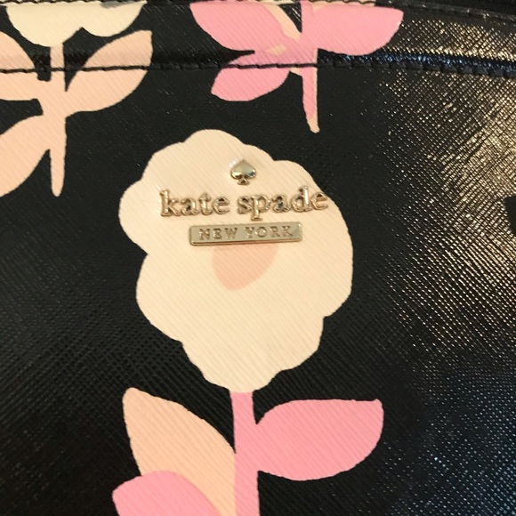 Kate Spade floral bag. Like new. - Picture 2 of 5